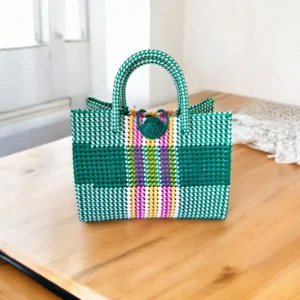 রাঙ্গামাটির সবুজ টিফিন ক্যারিয়ার ব্যাগ - Ranga Ghor BD হস্তশিল্প