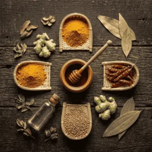 পাহাড়ি মসলা ও প্রাকৃতিক উপাদান