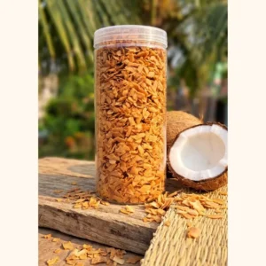 লাল নারিকেল চিড়া জারে কাটা নারিকেল ও মাদুরে rangaghorbd