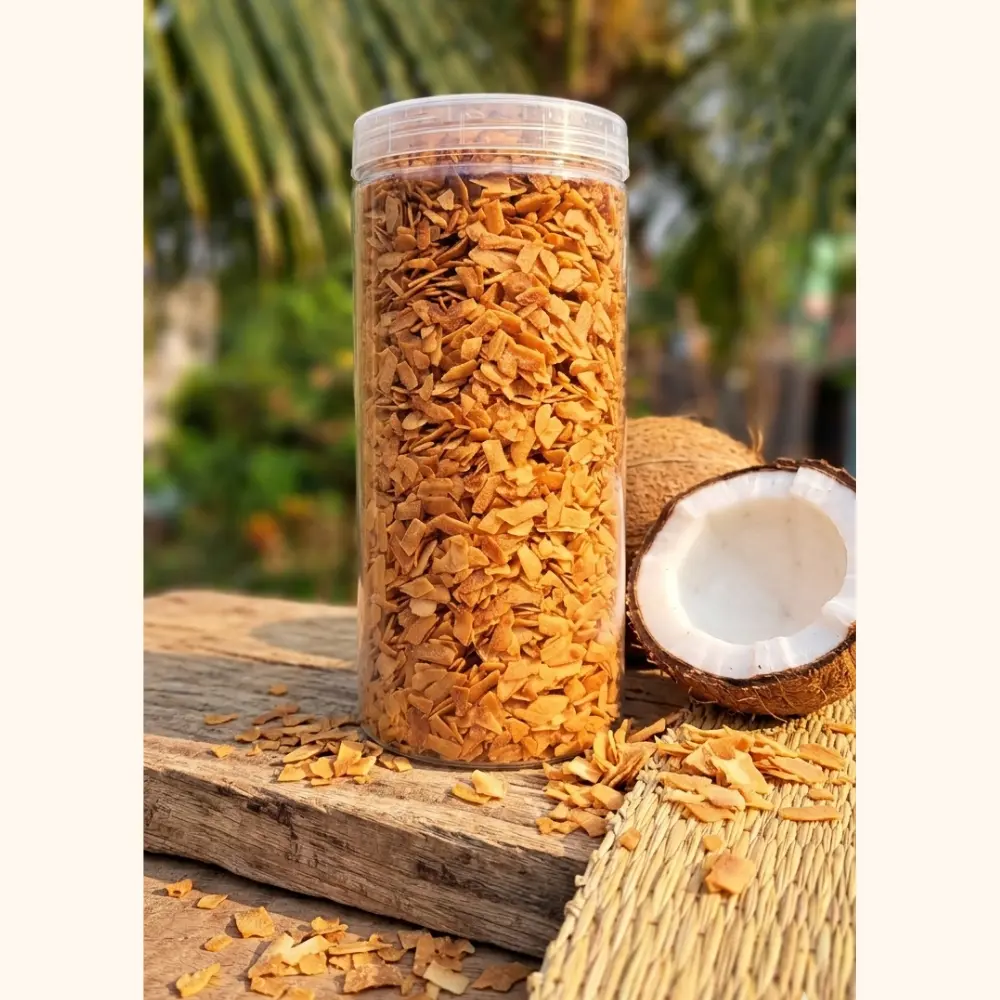 লাল নারিকেল চিড়া জারে কাটা নারিকেল ও মাদুরে rangaghorbd